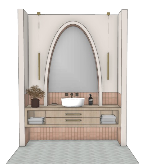 Bathroom Arch Vanity